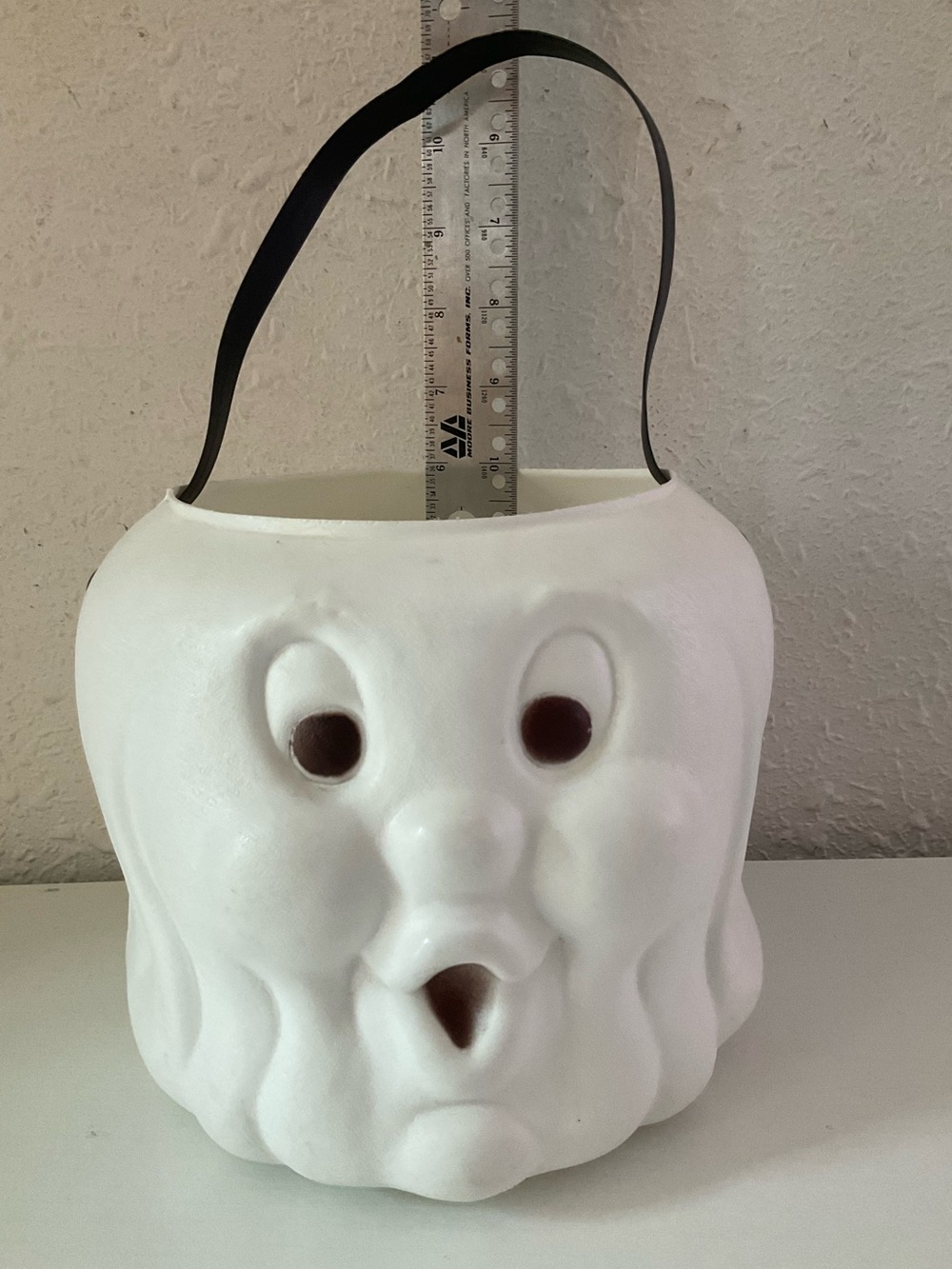 Vintage Ghost Halloween Bucket Blowmold - Picture 2 of 2